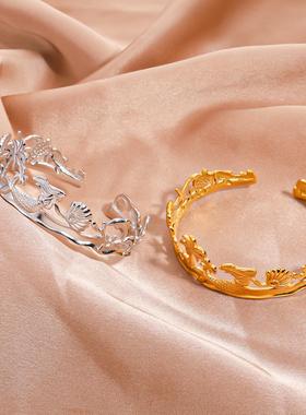 轻奢夏威夷风不锈钢手镯女