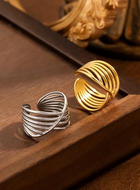 艾芙乐原创纯银s925简约猫咪开口