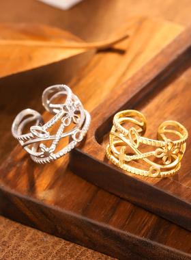 欧美风不锈钢女王头像戒指