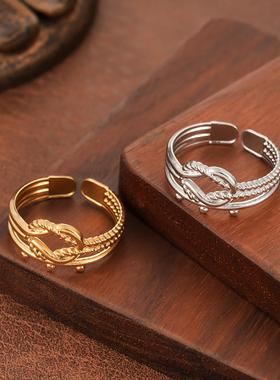 艾芙乐s925纯银简约镂空蜻蜓