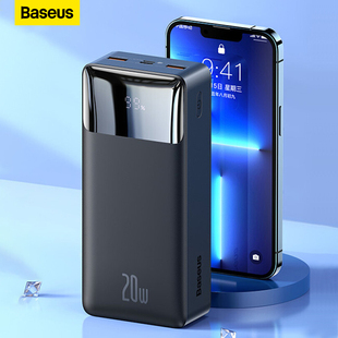 Power with 20W 30000mAh Fast Baseus Charging移动电源 Bank