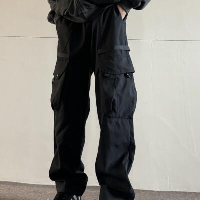 soxiox秋季美式冲锋裤男