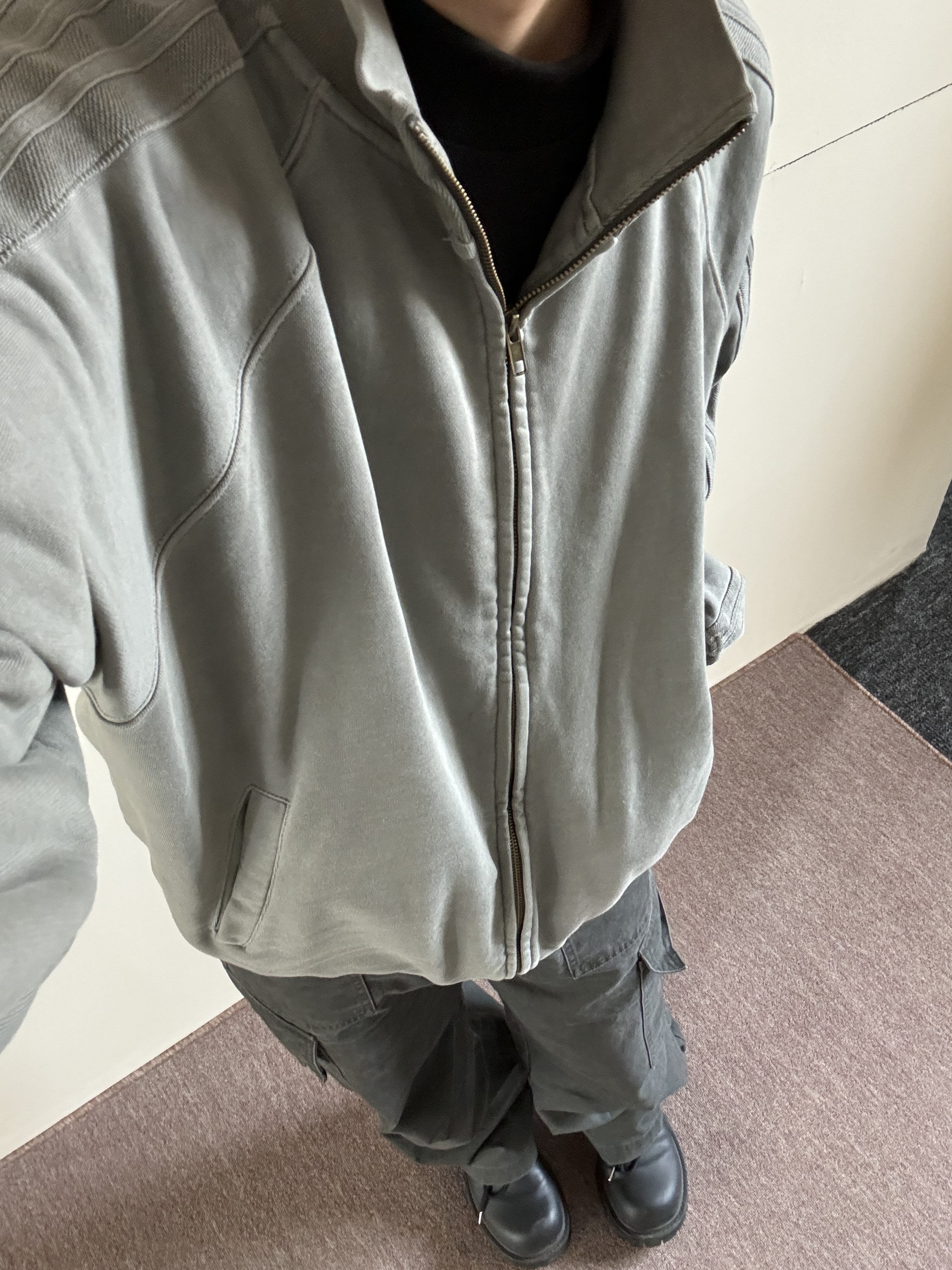 soxiox秋季水洗立领拉链卫衣男女宽松cleanfit潮牌高级感运动外套,男装,夹克,淘宝优惠券,粉丝福利购,淘宝优惠卷