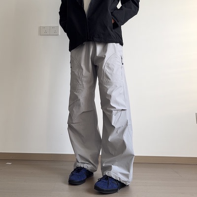 soxiox秋冬加绒加厚防泼水冲锋裤