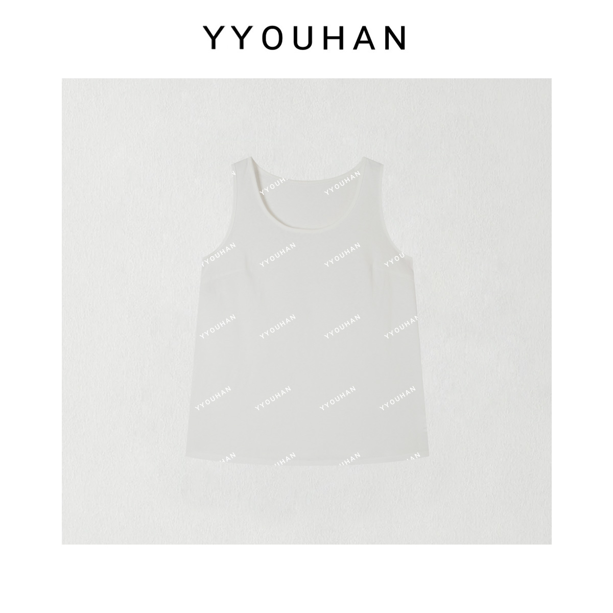 YYOUHAN 2025夏款小众设计极简风纯色叠穿显瘦百搭背心 2504C2164
