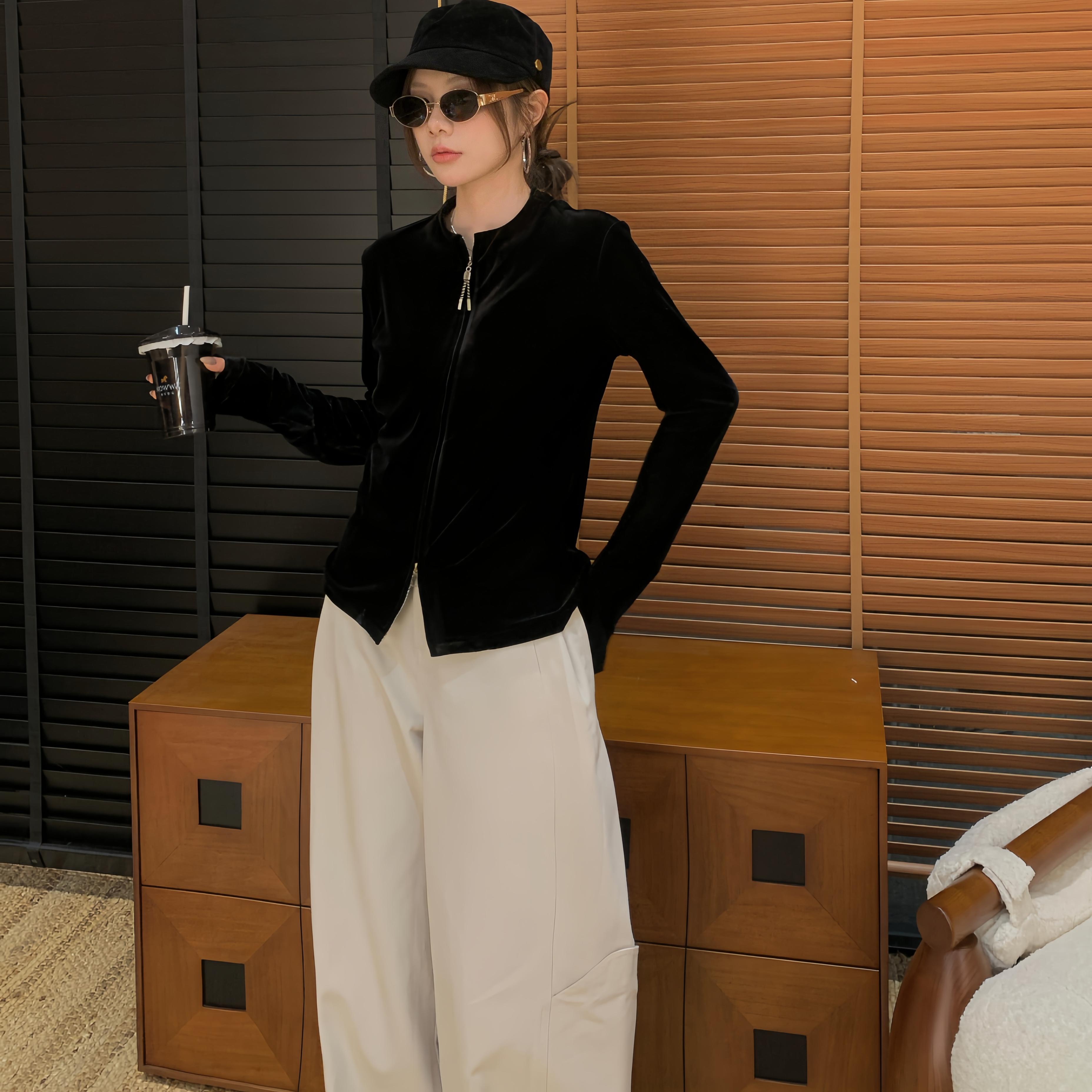 修身显瘦百搭休闲上衣