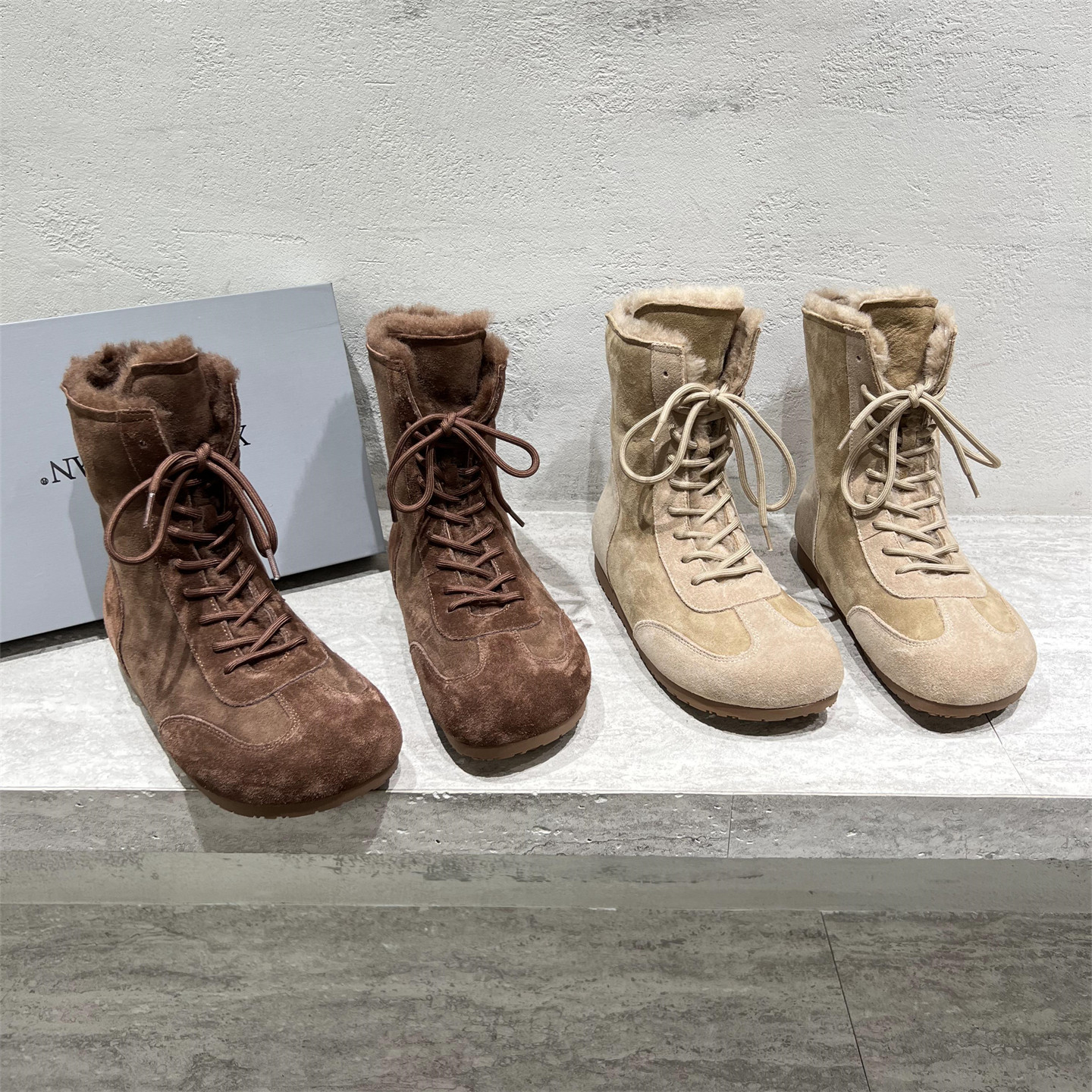 真皮厚底增高皮毛一体保暖雪地靴