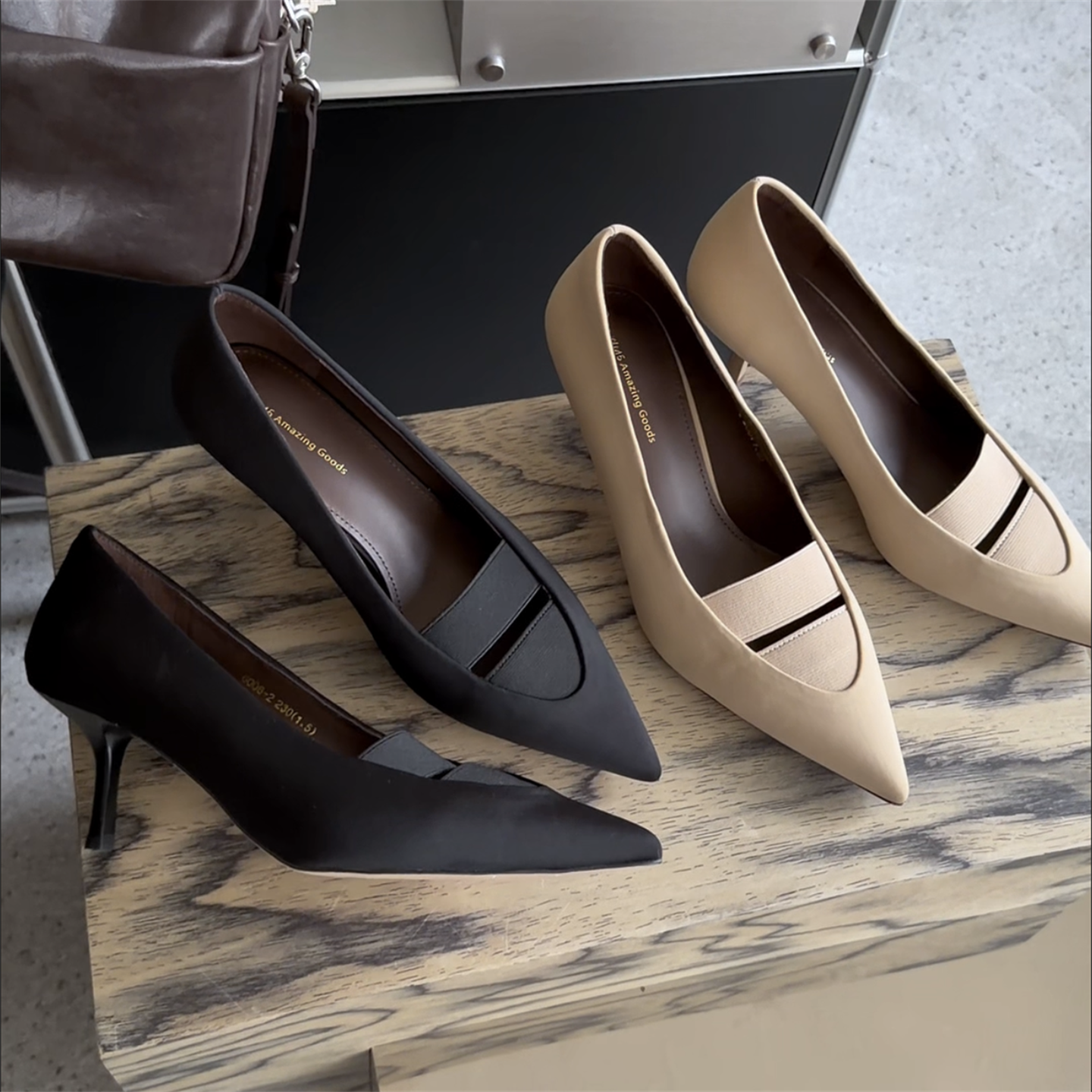 WM6女鞋2026春新款欧货真皮尖头细跟性感时尚女人高跟鞋浅口单鞋,女鞋,浅口单鞋,淘宝优惠券,粉丝福利购,淘宝优惠卷