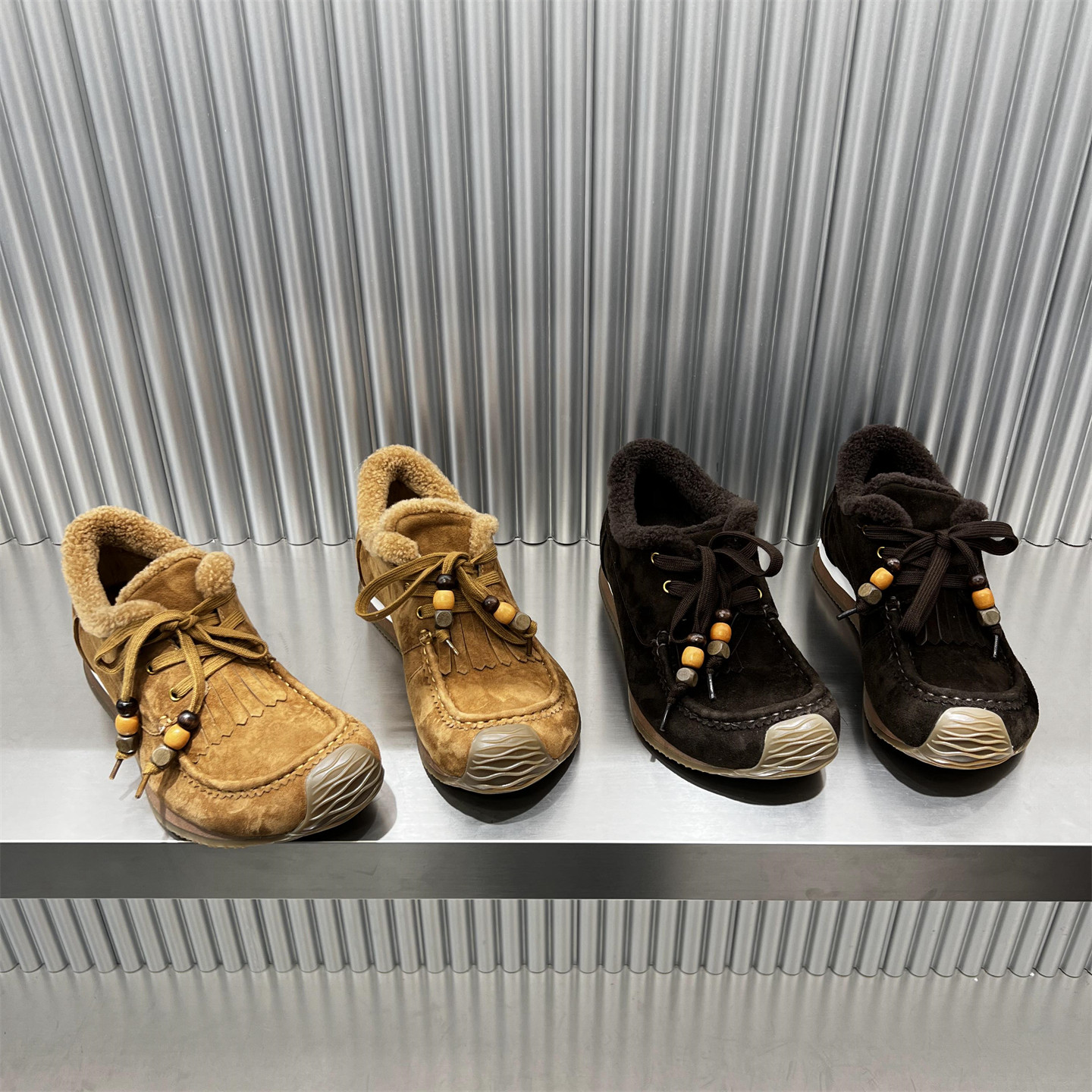 真皮加绒保暖德训鞋休闲运动棉鞋