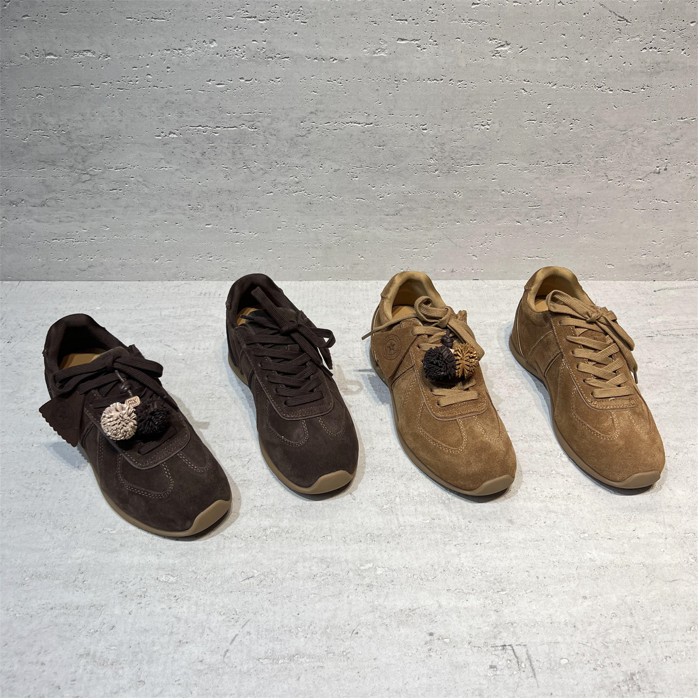 真皮系带厚底增高德训鞋运动板鞋