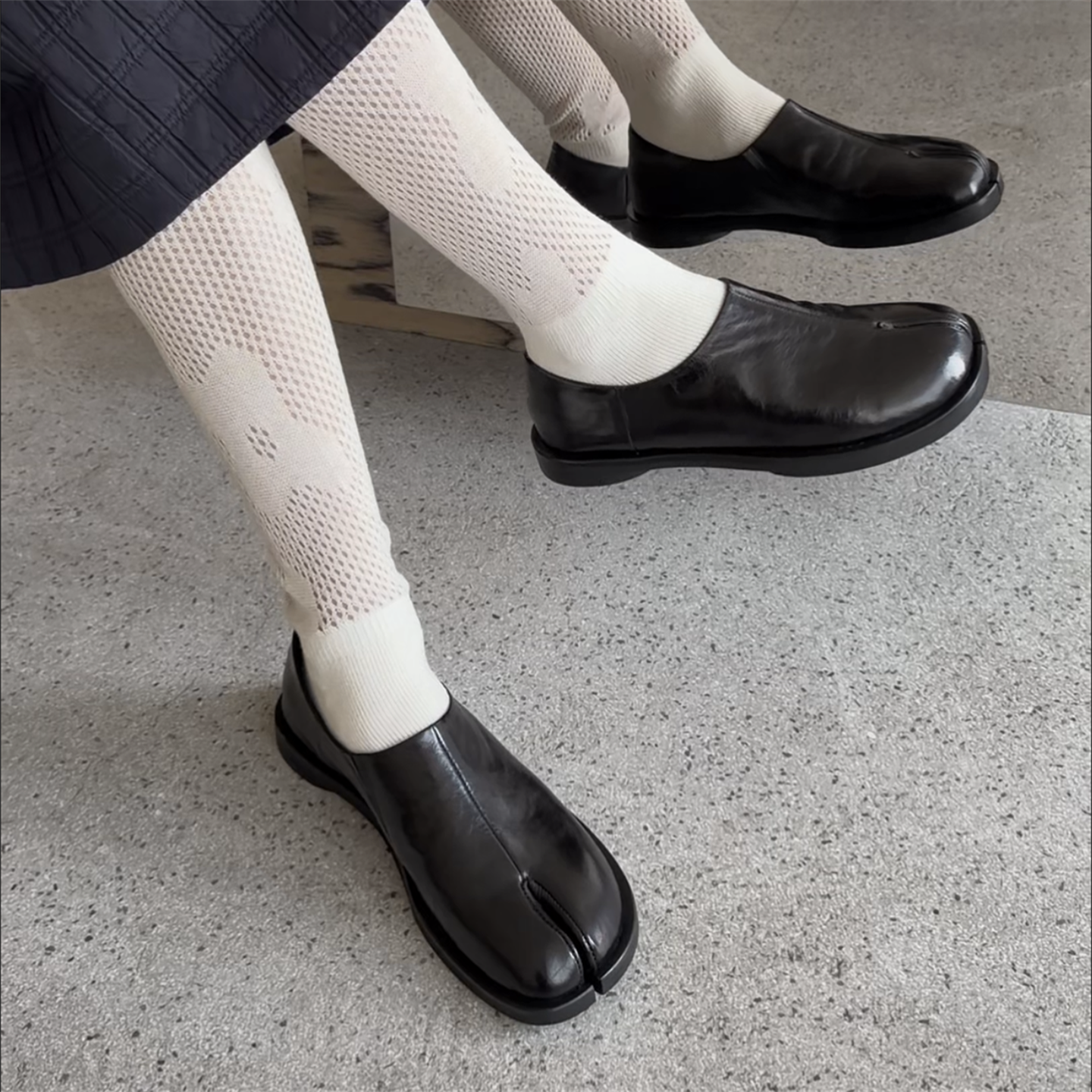 WM6女鞋2026春新款欧货真皮分趾平底猪蹄鞋一脚蹬懒人单鞋乐福鞋,女鞋,乐福鞋（豆豆鞋）,淘宝优惠券,粉丝福利购,淘宝优惠卷