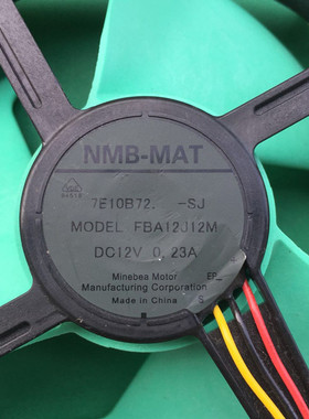 适用松下电冰箱散热风扇NMB-MAT FBA12J12M 12V 0.23A