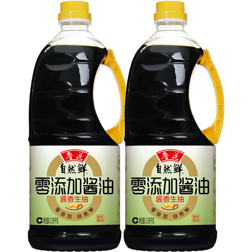 鲁花酱油自然鲜零添加非转基因