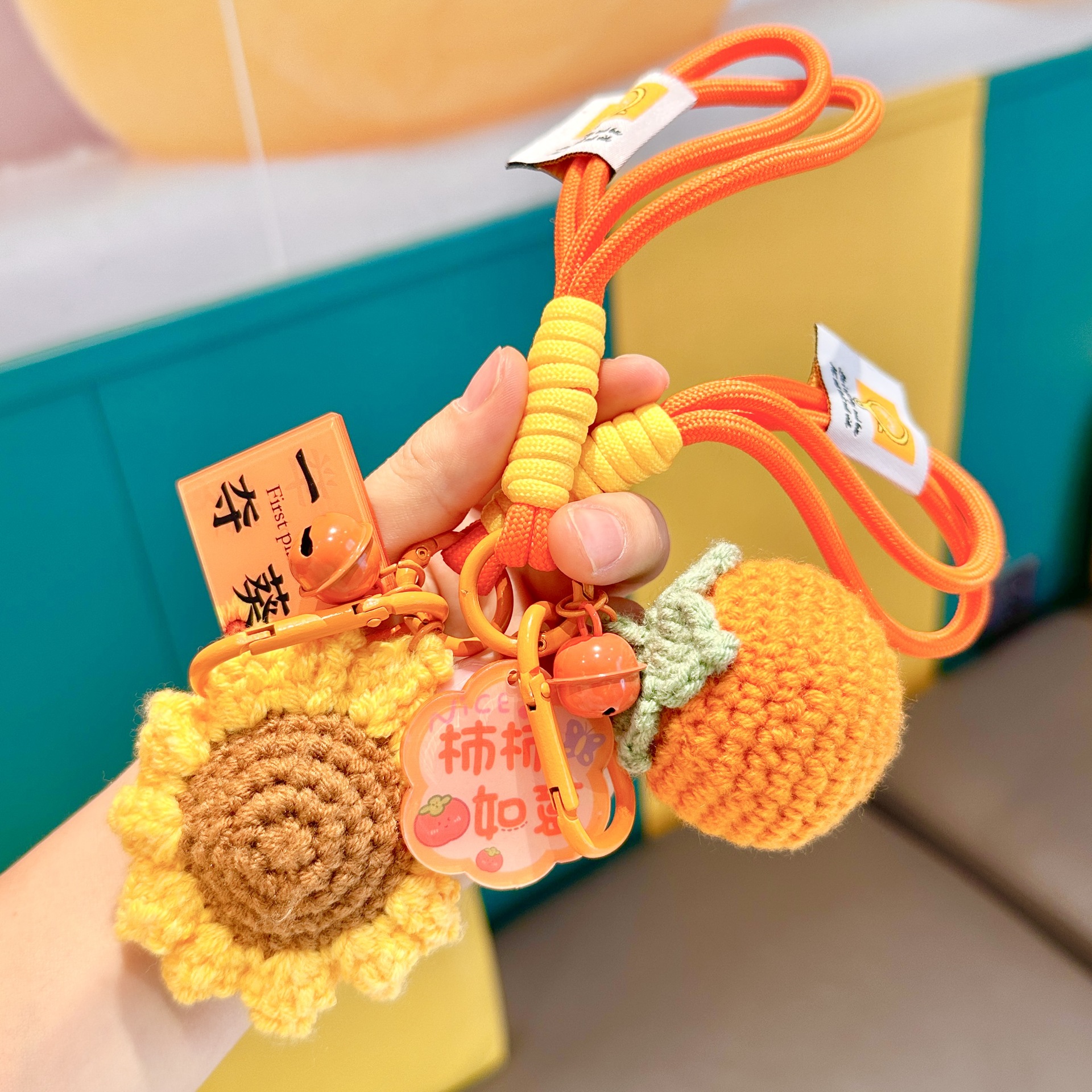 中高考加油励志礼品创意编织一举夺魁钥匙环扣书包挂件毕业礼物