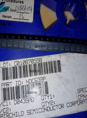 NDC632P NDC632 SOT-23-6 MOS场效应管 P-CH 20V 2.7A 丝印:632