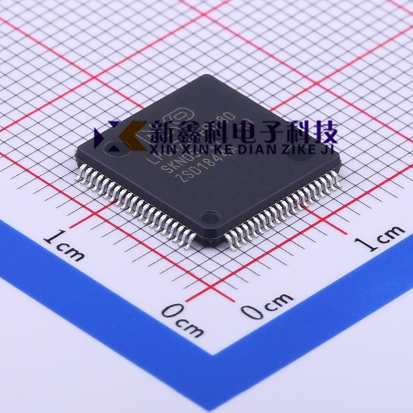 原装正品 贴片 LPC1754FBD80,551 LQFP80 100MHz 32位微控制器