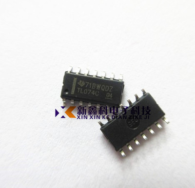 TL074CDR TL074C 贴片SOP-14 四运算放大器  原装