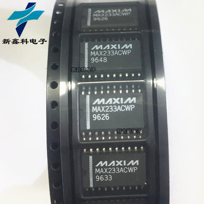 MAX233ACWP MAX233 MAX233AEWP WSOP20 驱动收发器