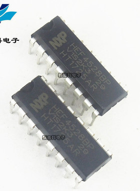 HEF4528BP HEF4528 直插DIP16 逻辑-多频振荡器芯片 全新现货