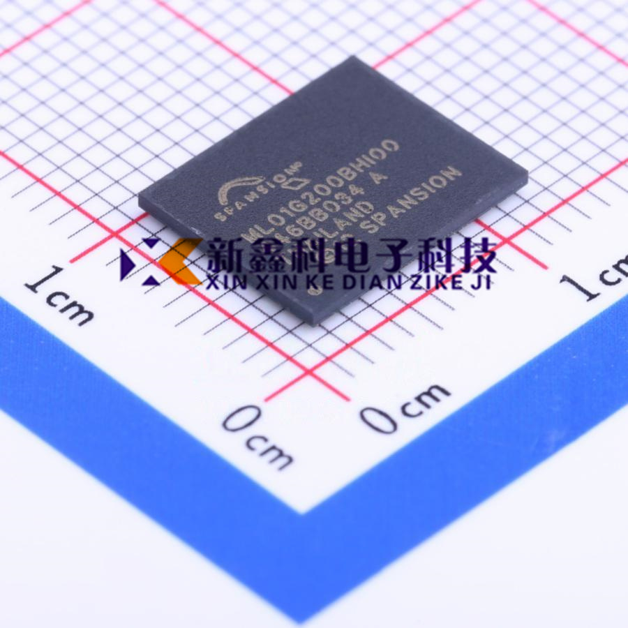 正品原装贴片S34ML01G200BHI000集成电路IC 1GBIT 25NS 63BGA芯片