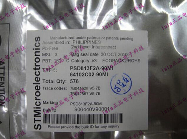 PSD813F2A-90MI PSD813F2A PQFP-52 STM进口原装