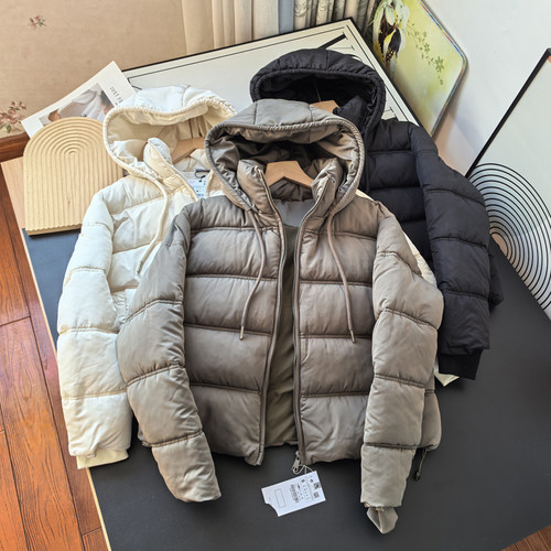 高效锁温保暖连帽面包棉服外套