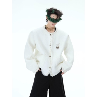 小众珍珠点缀毛衣别针贵气轻奢针织外套痞帅 CulturE凛冬圣诞
