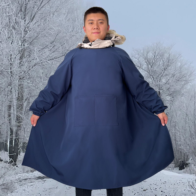 冬季防水防油罩衣保暖耐磨超大码
