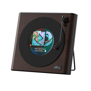 MORROR R2唱片1歌词蓝牙音箱网易云黑胶悬浮字幕HIFI有源音响 ART