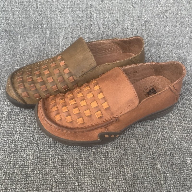 尾货清仓真皮男鞋头层牛皮春秋透气软皮一脚蹬休闲鞋豆豆鞋懒人鞋,流行男鞋,乐福鞋（豆豆鞋）,淘宝优惠券,粉丝福利购,淘宝优惠卷