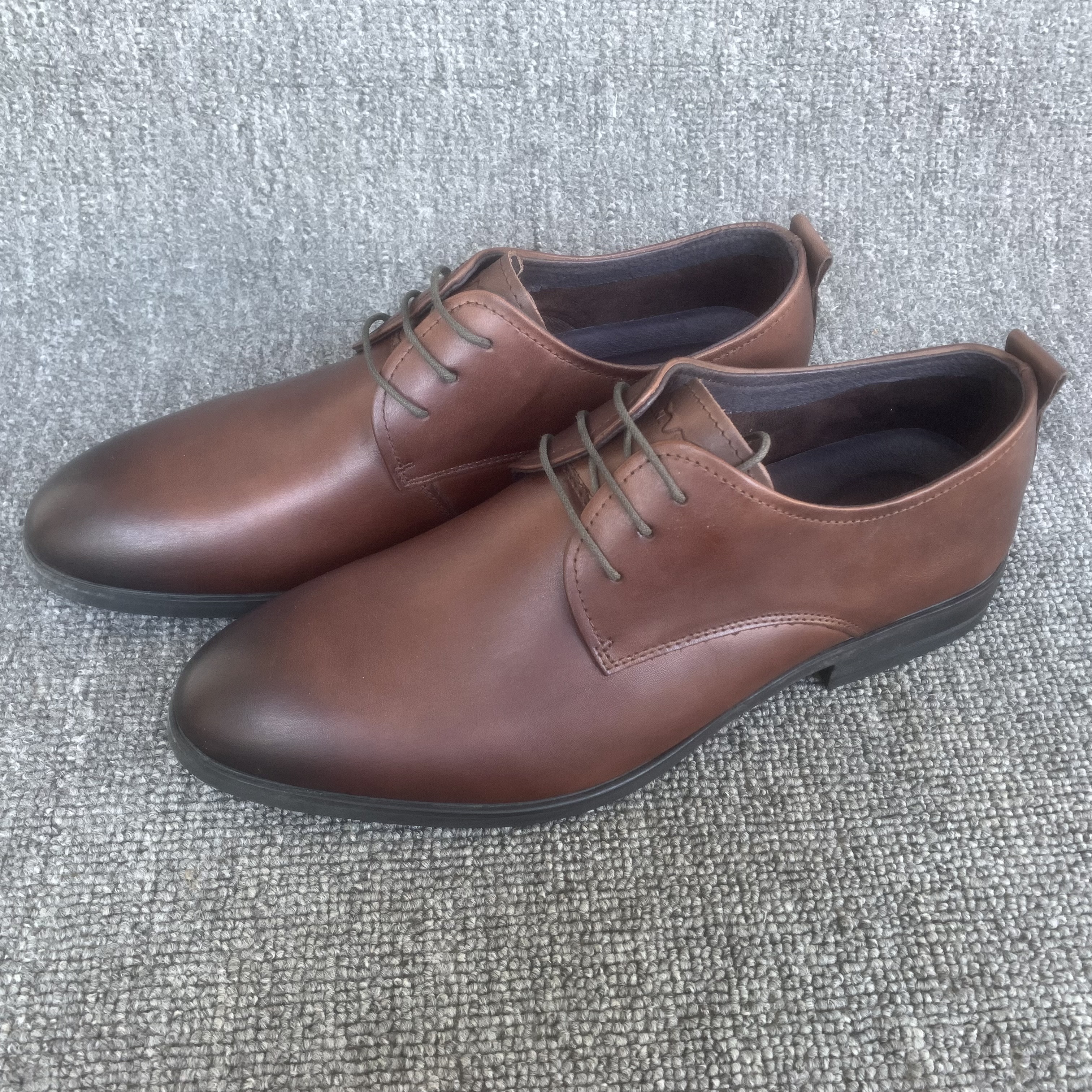 43码公牛头层牛皮男鞋英伦皮鞋