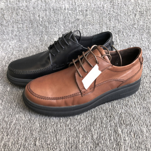 爸爸鞋 撤柜尾货真皮男鞋 清仓黑色休闲皮鞋 捡漏特价 春秋透气断码