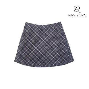 ZORA佐拉2025新款 MRS 格子半身裙女52B4BQ1076