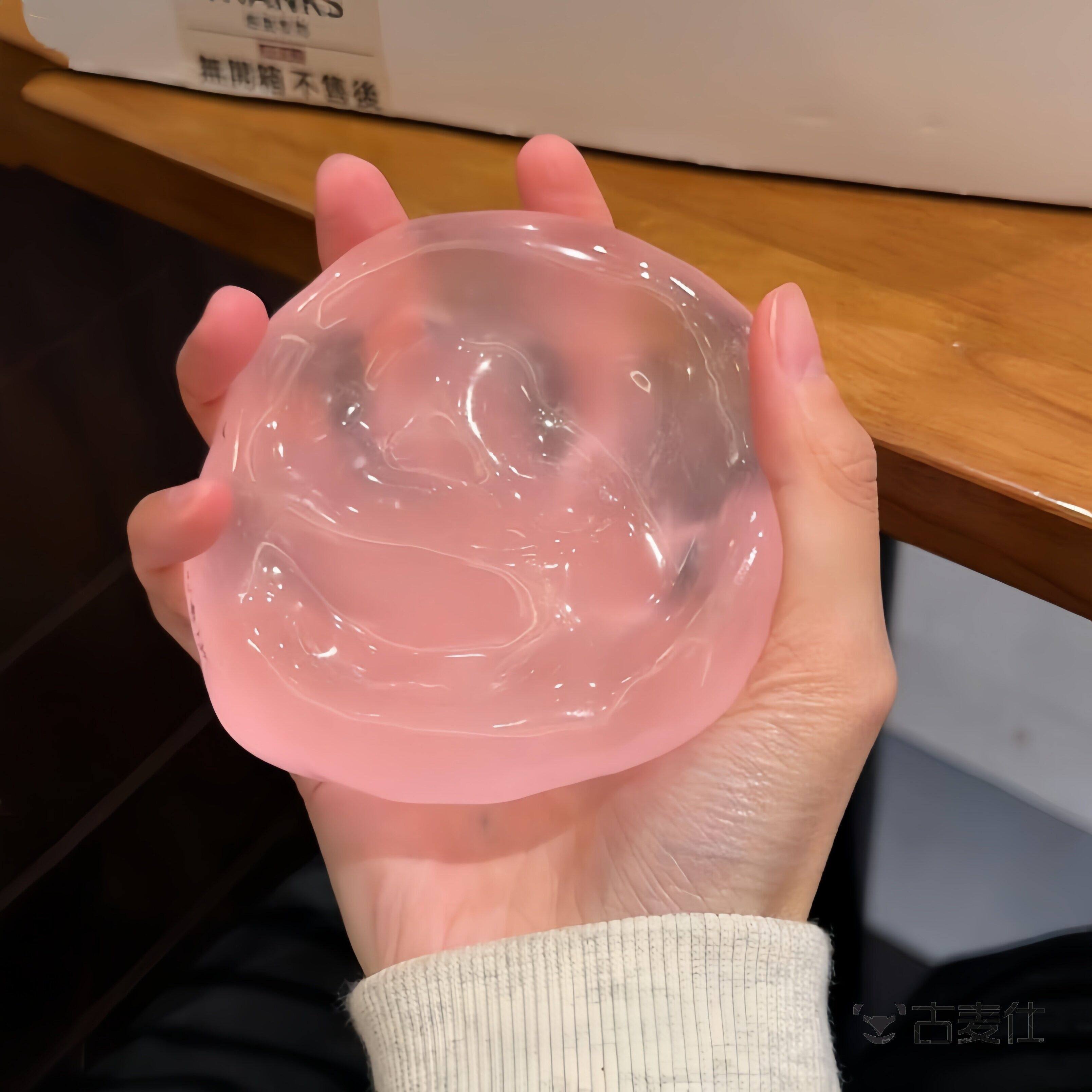 透明椰子油手作球捏捏乐无毒无害解压减压玩具慢回弹麦芽考研学生