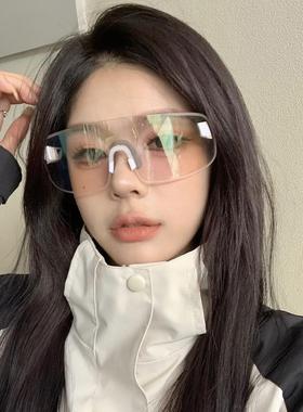 骑行防风眼镜女款日夜两用感光变色公路自行车登山护目镜爬山墨镜