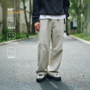 RESTICK 抗寒保暖加绒裤秋冬加厚直筒休闲工装长裤男户外防风防水