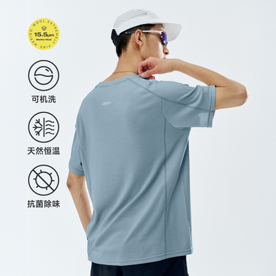 RESTICK美利奴羊毛短袖T恤