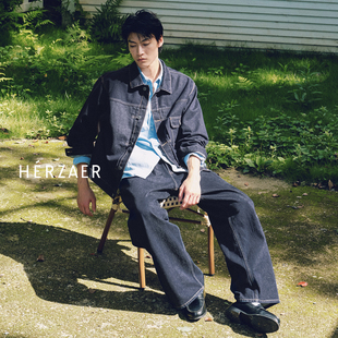 baggy牛仔裤 RESTICK 夹克 原牛套装 12.5oz日本冈山KUROKI经典