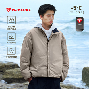 RESTICK「暖屿」133G黑标P棉立领棉服外套冬季加厚夹克棉衣短款男