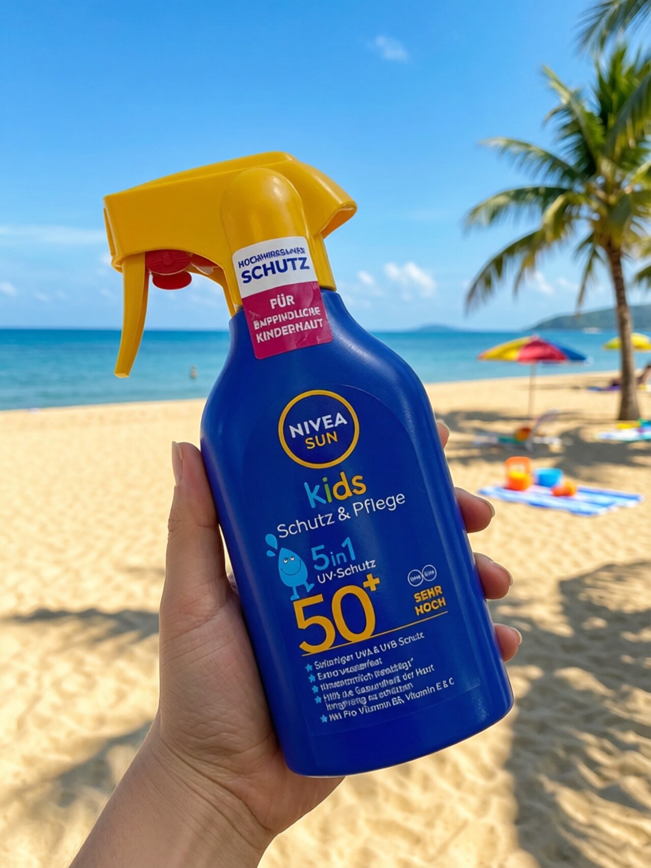 妮维雅儿童物理防晒喷雾SPF50
