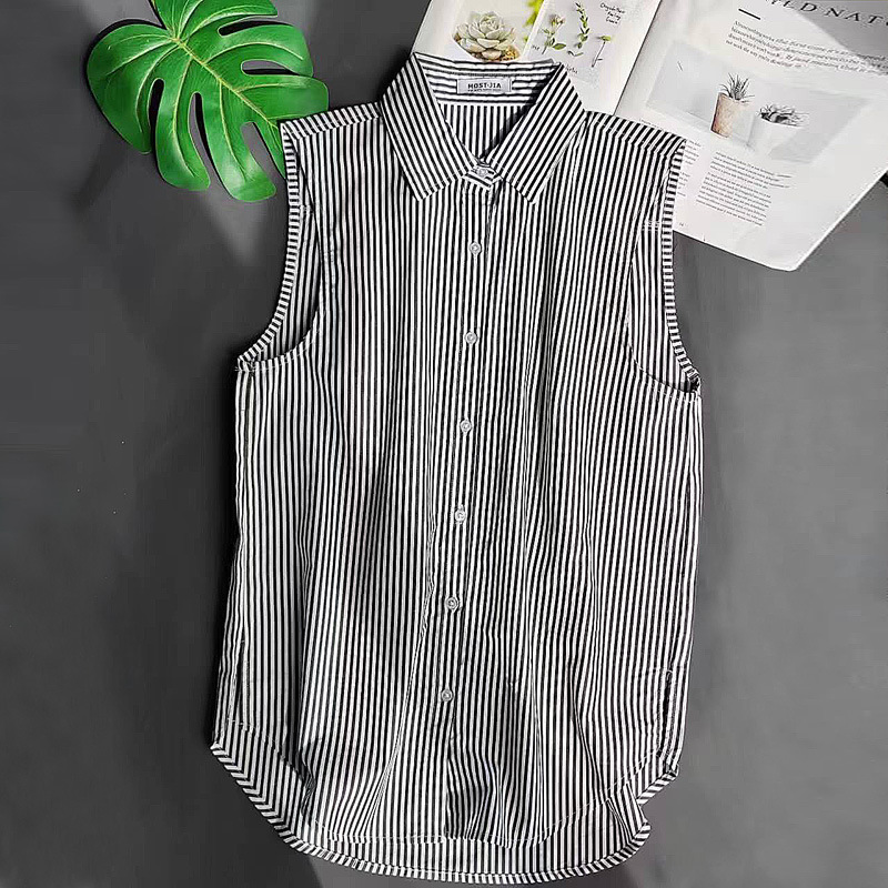 无袖棉MOSTJIA衬衫开衫