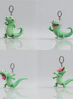 tom keyring 汤姆蜥蜴亚克力钥匙扣狸想奇兵蜥蜴搞怪挂饰