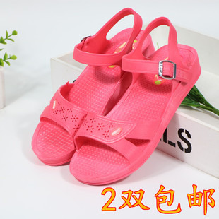 女凉鞋平底防滑纱厂工作鞋防滑学生凉鞋车间鞋 四季孕妇学生鞋夏