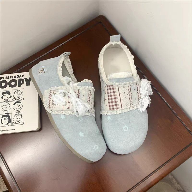 2026新款春款全包懒人一脚蹬勃肯鞋女魔术贴花边休闲鞋,女鞋,勃肯鞋/软木鞋,淘宝优惠券,粉丝福利购,淘宝优惠卷