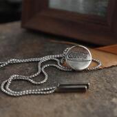 设计感复古可口可乐小众钢链波洛领带银色西部牛仔BOLO TIE潮搭款