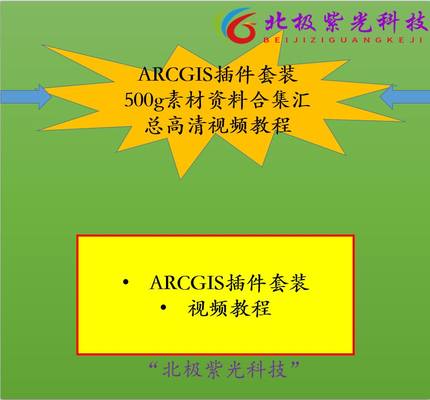 ARCGIS插件套装500g素材资料合集视频教程加载在线地图裁剪分幅