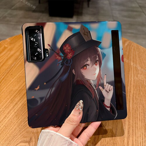 适用荣耀Magicvs手机壳Magicv5/Magicvs2/Magicvs至臻版翻盖皮套Magicv5典藏版彩绘Magicv2插画Magicv3卡通潮