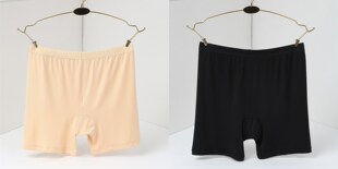 防走光女夏季 安全裤 薄款 三分平角裤 竹纤维安全裤 平口短裤 女打底裤