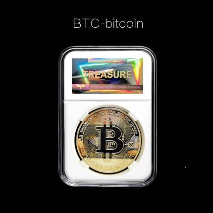 BTC比特B金币以太B虚拟币Bitcoin世界钱币硬币纪念币收藏创意礼物