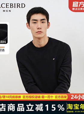 太平鸟男装休闲毛衣2023年冬季新款绵羊毛休闲男毛衫潮BWEBD4139